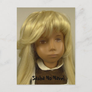Sasha Puppe No Navel Postkarte Postcard