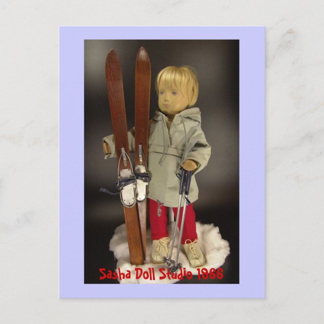 Sasha Studio Puppe Postkarte Postcard (Front)