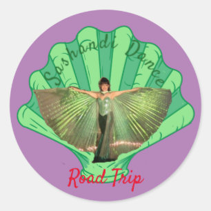 Sashandi Dance Road Trip  Thunder_Cove Classic Round Sticker