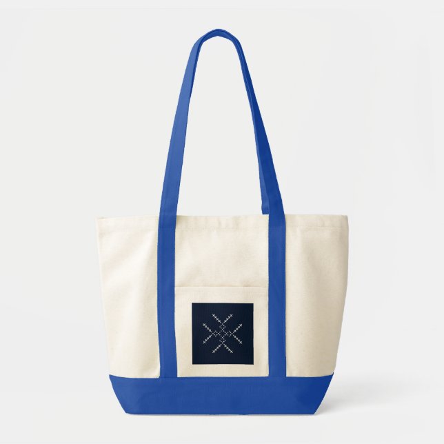 Sashiko Stitching Tote Bag (Front)