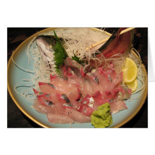 Sashimi 刺身 Greeting Card