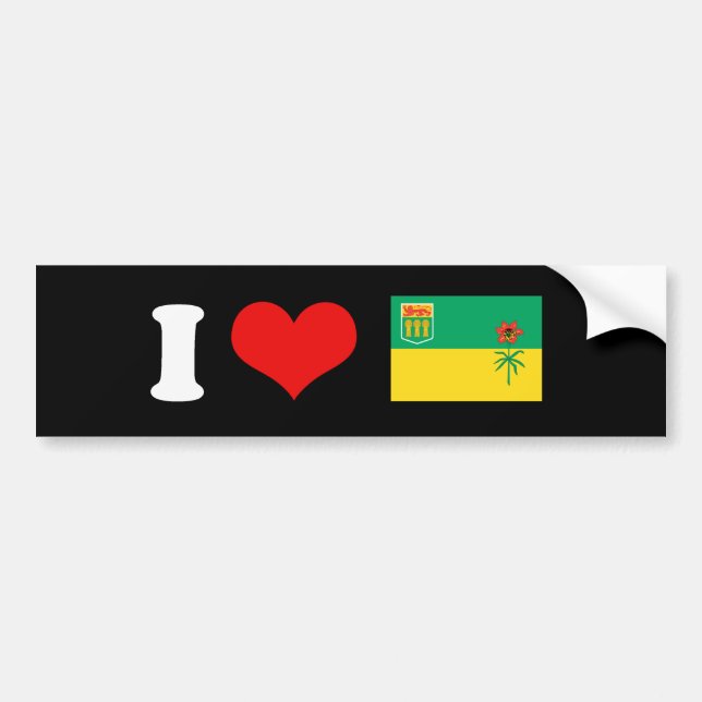 SASKATCHEWAN BUMPER STICKER (Front)