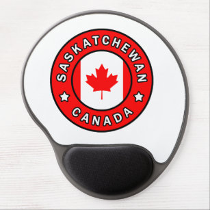 Saskatchewan Canada Gel Mouse Pad