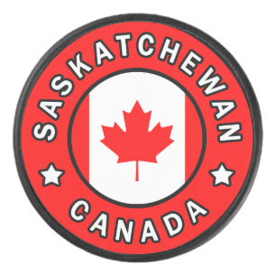 Saskatchewan Canada Hockey Puck
