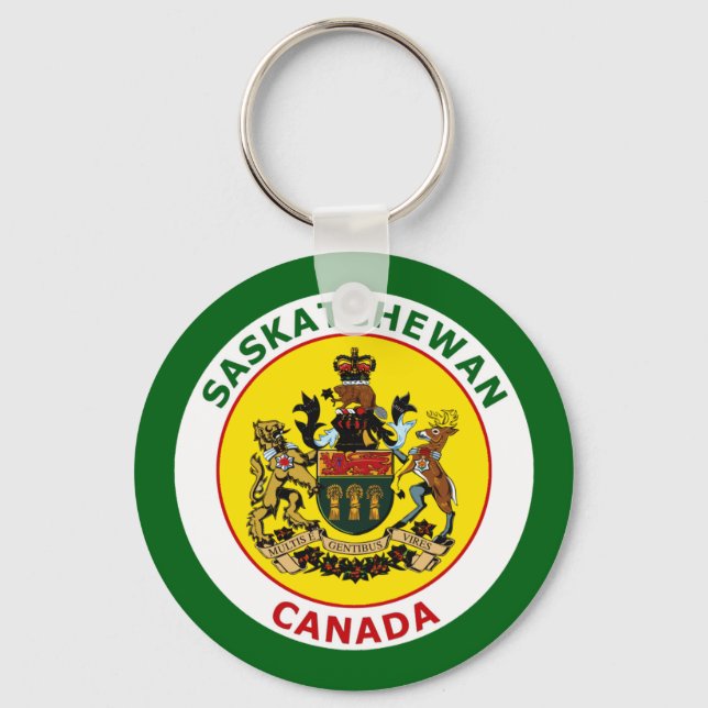 SASKATCHEWAN, CANADA KEYCHAIN (Front)