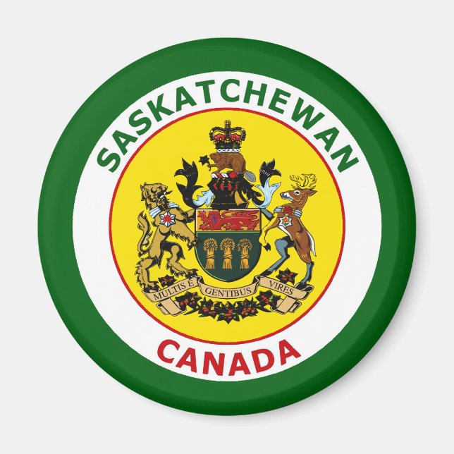SASKATCHEWAN, CANADA MAGNET (Front)
