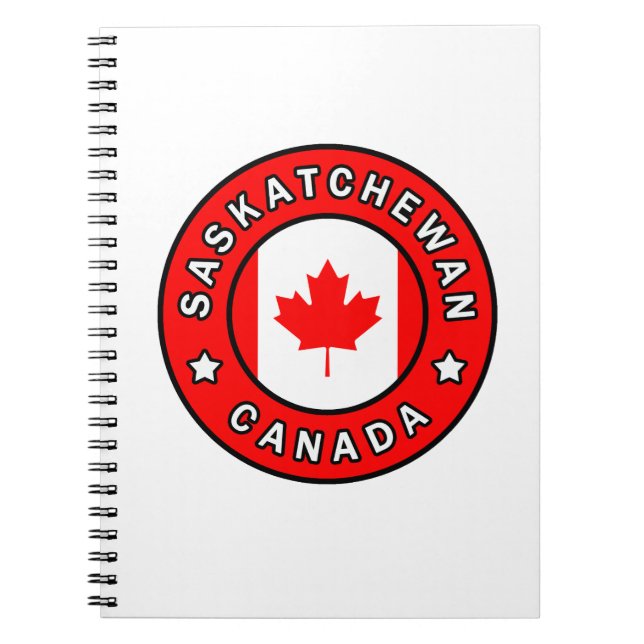 Saskatchewan Canada Notebook (Front)