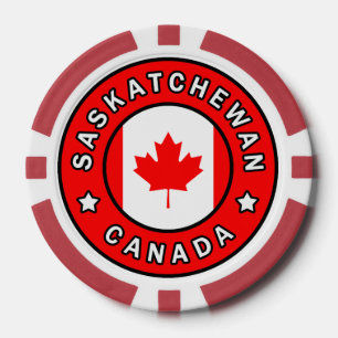 Saskatchewan Canada Poker Chips