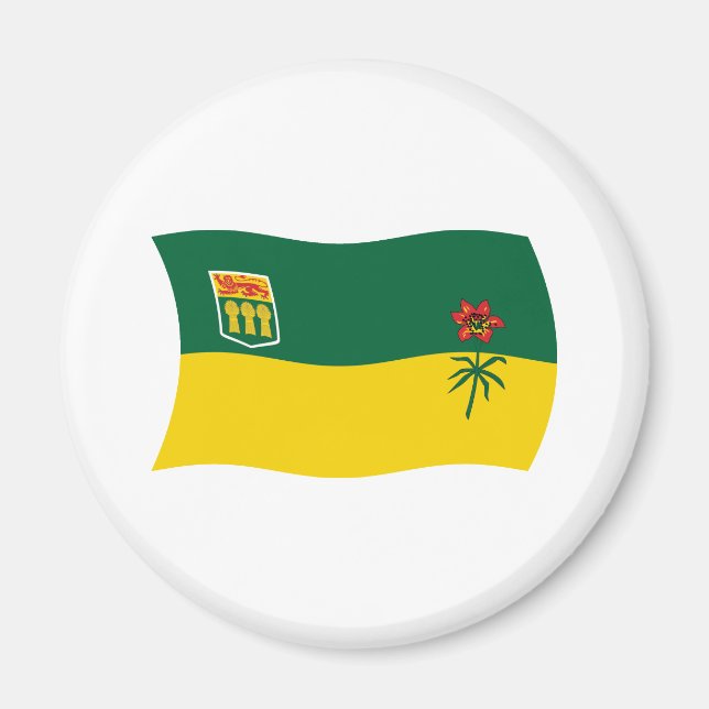 Saskatchewan Flag Magnet (Front)
