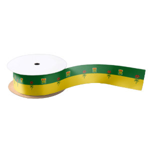 Saskatchewan Flag Satin Ribbon