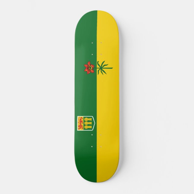 Saskatchewan Flag Skateboard (Front)