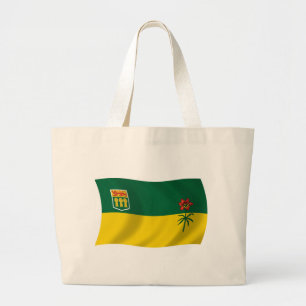 Saskatchewan Flag Tote Bag