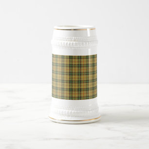 Saskatchewan tartan beer stein