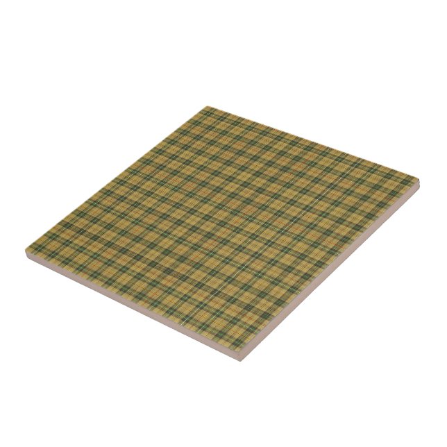 Saskatchewan tartan tile (Side)