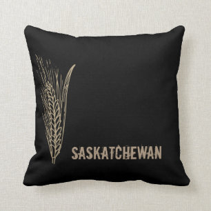Saskatchewan Wheat Throw Pillow