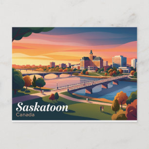 Saskatoon Canada Postcard
