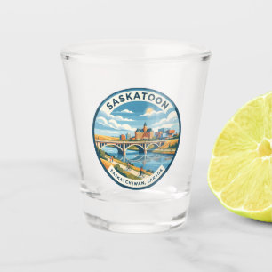 Saskatoon Canada Shot Glass