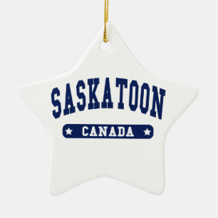 Saskatoon Ceramic Ornament