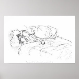 Saskia Asleep In Bed, Rembrandt Remake-jlp Poster