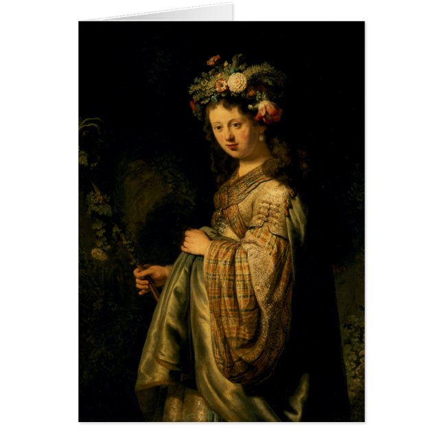 Saskia comme Flora, 1634 (Devant)