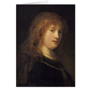 Saskia van Uylenburgh, c.1634-1640 (oil on panel)