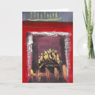 Sasonal Card Fireplace E3