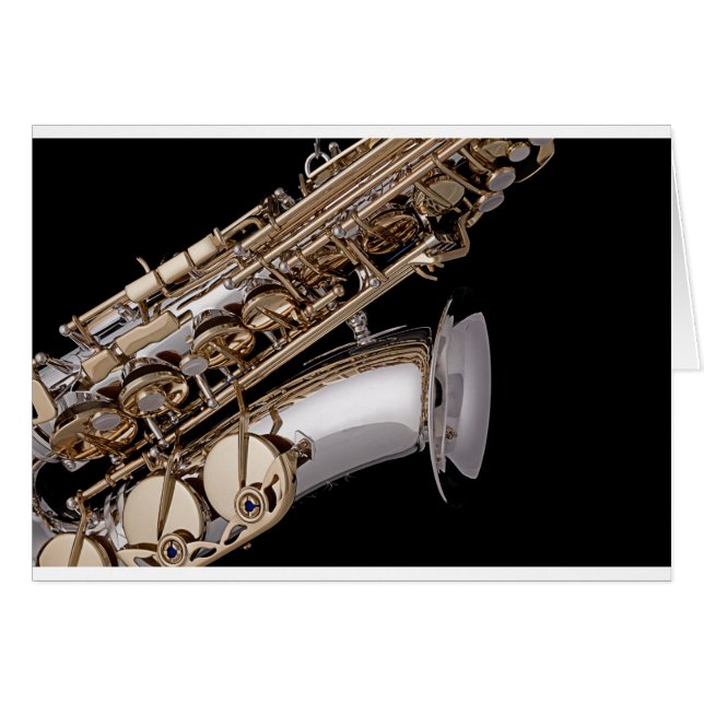 Sasophone On Black (Front Horizontal)