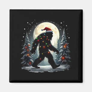 Sasquatch 67 Santa Bigfoot Christmas Tree Funny  Magnet