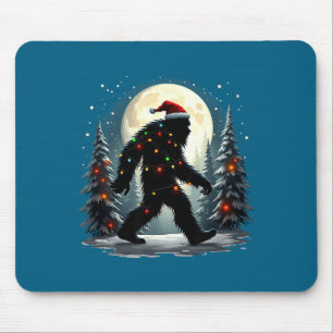 Sasquatch 67 Santa Bigfoot Christmas Tree Funny  Mouse Pad