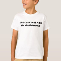 Sasquatch A Mangé Mon T-shirt Maison