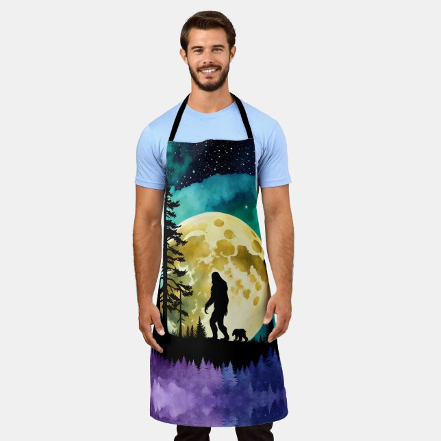 Sasquatch and Bear on the mountain Apron (Worn)