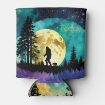 Sasquatch and Bear on the mountain *personalize*