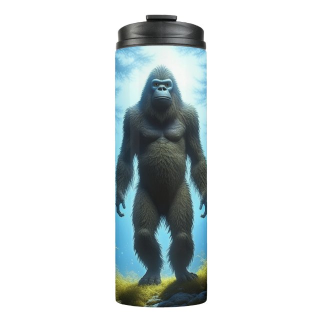 Sasquatch Bigfoot Believers Thermal Tumbler (Front)