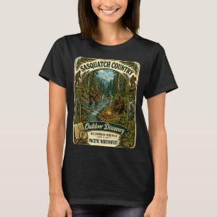 Sasquatch bigfoot country outdoor camping pacific T-Shirt