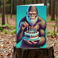 Sasquatch Bigfoot Funny Birthday