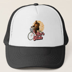 Sasquatch Bike Ride Forest Adventure Trucker Hat
