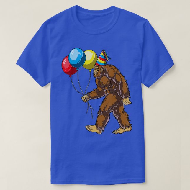 Sasquatch Birthday Boy Its My Birthday Party T-Shirt (Design Front)