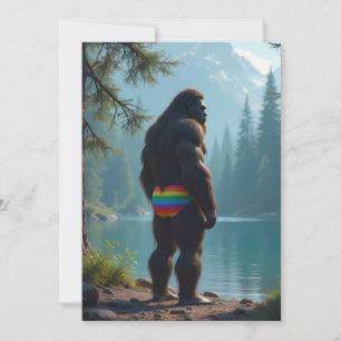 Sasquatch bloom holiday card