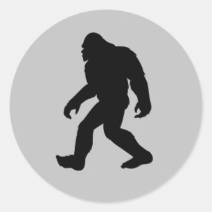 Sasquatch Classic Round Sticker