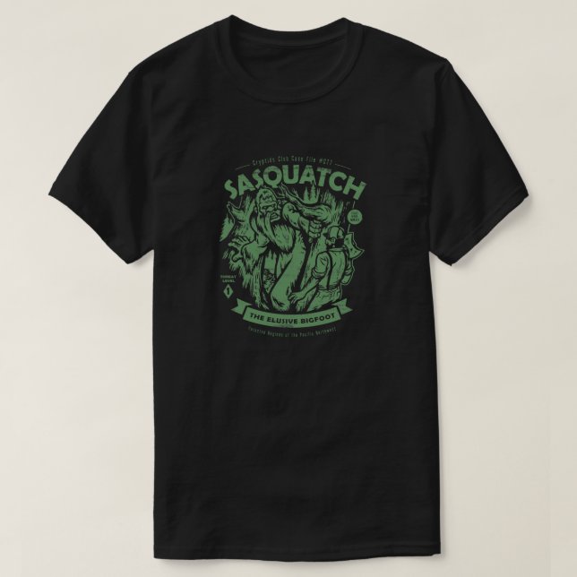 Sasquatch - Cryptids Club Case file #077 Lightweig T-Shirt (Design Front)