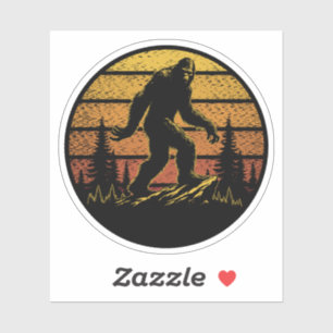 Sasquatch Custom-Cut Vinyl Stickers
