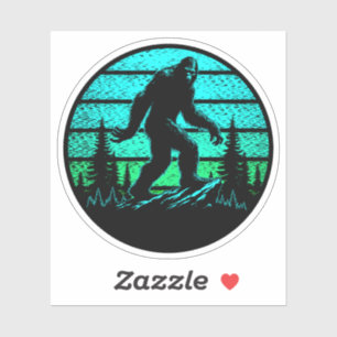 Sasquatch Custom-Cut Vinyl Stickers