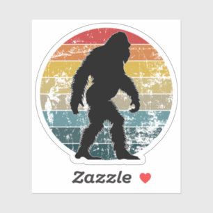 Sasquatch Custom-Cut Vinyl Stickers