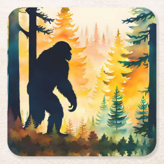 Sasquatch dans les bois Sous-verre en papier