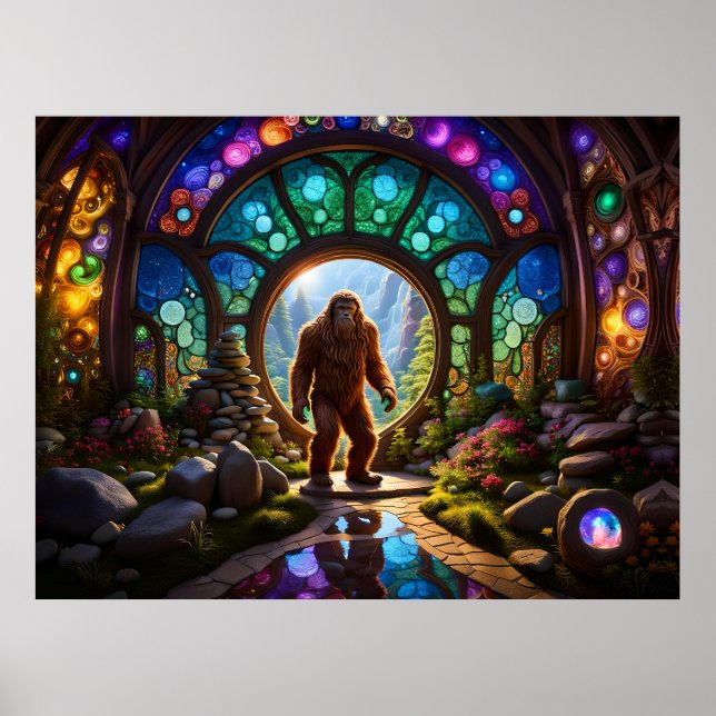 Sasquatch Dimensional Portal Poster (Front)