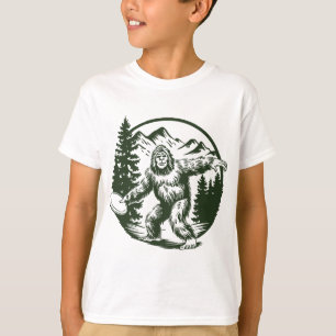 Sasquatch Disc Golf Outdoor Dge Disc Golfing Bigfo T-Shirt