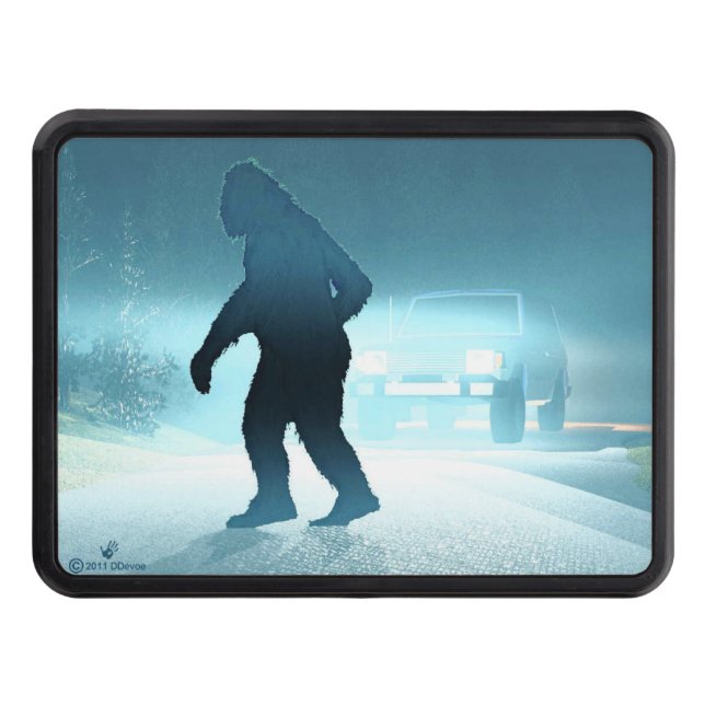 Sasquatch Encounter Trailer Hitch Cover (Front)