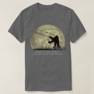 Sasquatch Fly Fishing Nouveau-Mexique T-shirt