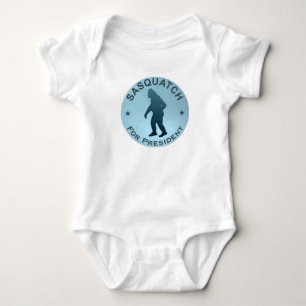 Sasquatch For President Baby Bodysuit
