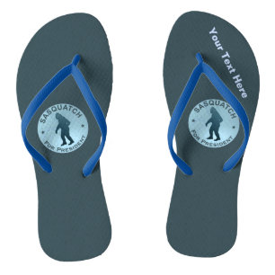 Sasquatch For President Flip Flops